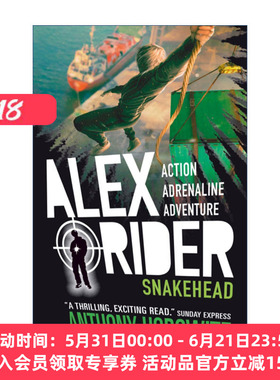 少年特工亚历克斯  英文原版 Snakehead 儿童侦探推理动作冒险小说 Alex Rider 7 英文版 进口英语原版书籍