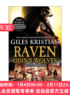 英文原版 Raven Odin's Wolves 渡鸦3 奥丁之狼 Giles Kristian畅销维京系列历史小说 英文版 进口英语原版书籍