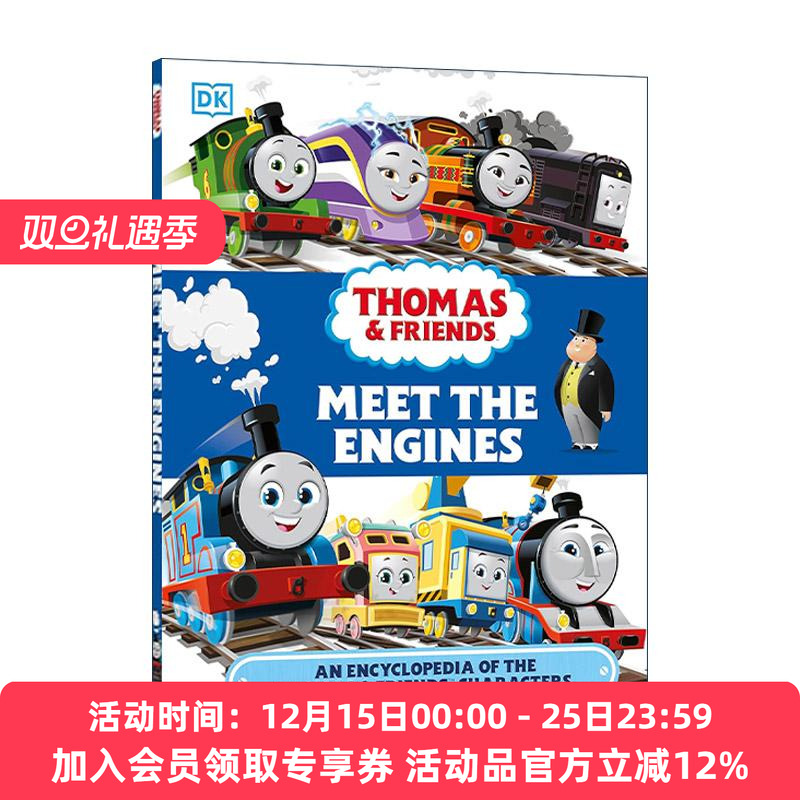 英文原版 Thomas & Friends Meet the Engines 遇见引擎 托马斯和朋友们的角色百科全书 精装 英文版 进口英语原版书籍