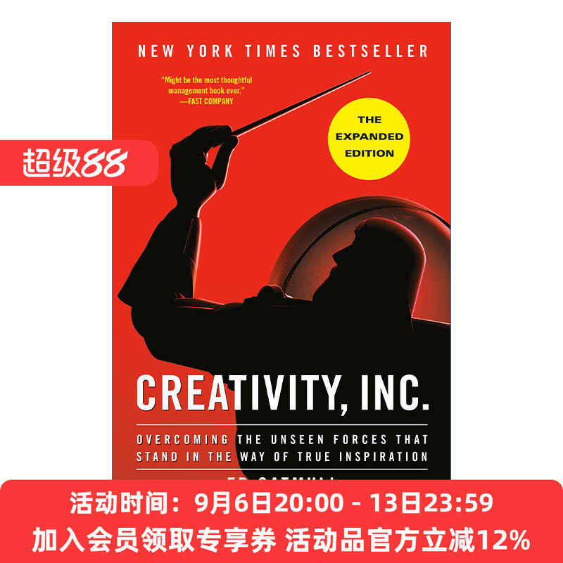 创新公司  英文原版 Creativity Inc 皮克斯的启示 扩充版 精装 Ed Catmull 英文版 进口英语原版书籍图片