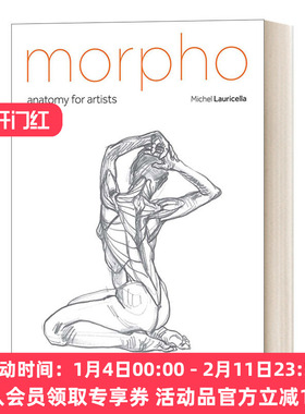 艺术家解剖学 英文原版 Morpho Anatomy for Artists 形态 英文版 进口英语原版书籍
