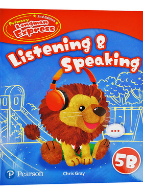 培生香港朗文小学英语教材 五年级下学期听说练习册 英文原版 Primary Longman Express 5B Listening speaking 第二版朗文快车PLE