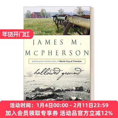 英文原版 Hallowed Ground Crown Journeys 圣地 在葛底斯堡漫步 普林斯顿大学历史系教授James M. McPherson 精装 英文版 进口书