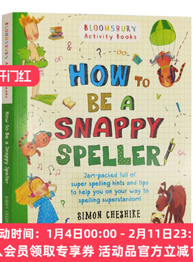 英文原版 How to Be a Snappy Speller 如何快速拼写 儿童亲子家庭教辅 英文版