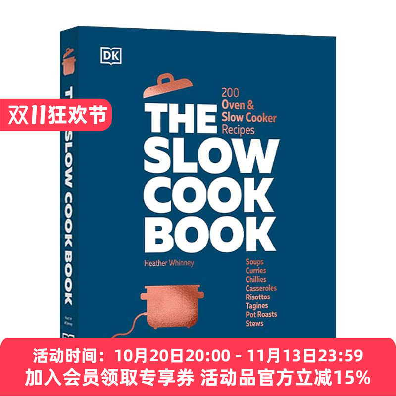 英文原版 慢炖书 200多个烤箱和慢炖锅食谱 The Slow Cook Book DK生活科普百科精装 英文版 进口英语原版书籍