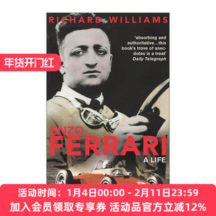 英文原版 Enzo Ferrari 恩佐·法拉利传 法拉利创始人的一生 英文版 进口英语原版书籍