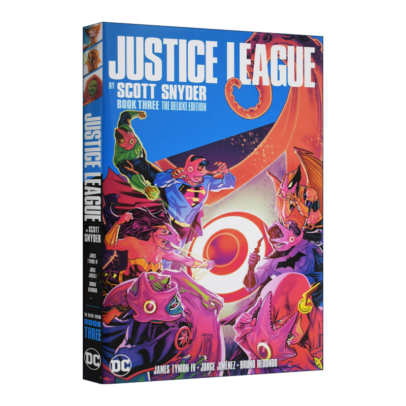 英文原版 Justice League by Scott Snyder Deluxe Edition Book Three 2018正义联盟精装收藏版3 DC漫画 精装 英文版 进口英语原
