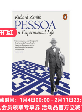 英文原版 Pessoa 佩索阿 实验人生 普利策传记奖入围 费尔南多·佩索阿传记 理查德?泽尼斯 英文版 进口英语原版书籍