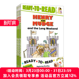 准备阅读系列 Henry Ready Mudge 亨利和玛吉6册套装 Read 汪培珽第二阶段 英文版 and Pack Value 书 进口英语原版 英文原版