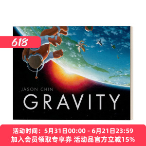 英文原版 Gravity  万有引力  自然探秘之旅 精装科普绘本 2018凯迪克奖作者Jason Chin 英文版 进口英语原版书籍