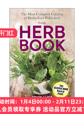英文原版 The Herb Book 草药之书 神奇植物完整目录 自然疗法宝典 指南 John Lust 英文版 进口英语原版书籍