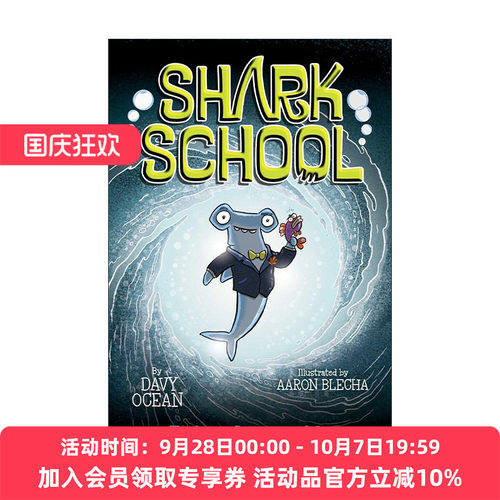 英文原版 Fishin' Impossible 鲨鱼学校8 英文版 进口英语原版书籍