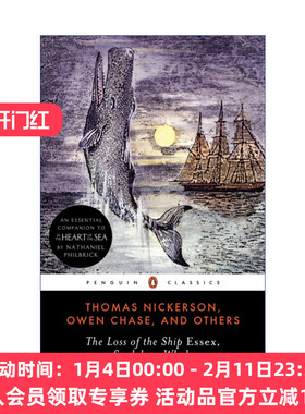 海洋深处  英文原版 The Loss of the Ship Essex Sunk By a Whale 被鲸鱼撞沉的埃塞克斯号 企鹅黑经典 英文版 进口英语原版书籍