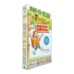 英文原版 The 7 Habits of Happy Kids Ready-to-Read Level 2 快乐儿童的7个习惯7册盒装 英文版 进口英语原版书籍