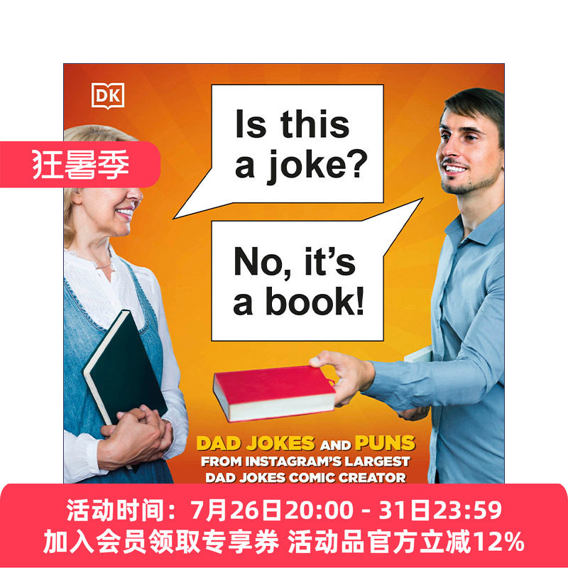 100个双关语 英文原版 Is This a Joke No It's Book 谐音梗冷笑话 精装 英文版 进口英语原版书籍