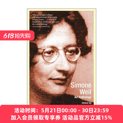 英文原版 Simone Weil 西蒙娜·薇依自传 哲学 英文版 进口英语原版书籍