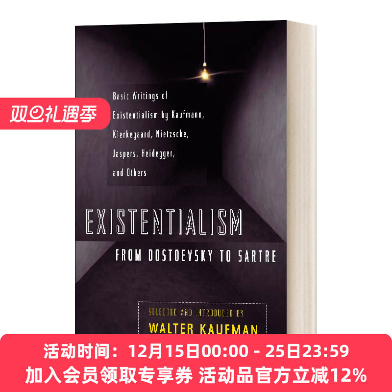 英文原版 Existentialism from Dostoevsky to Sartre 存在主义 从陀斯妥也夫斯基到沙特 英文版 进口英语原版书籍