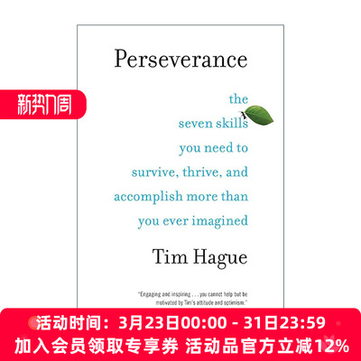 英文原版 Perseverance 毅力 极速前进加拿大版胜者Tim Hague自传 帕金森症 英文版 进口英语原版书籍