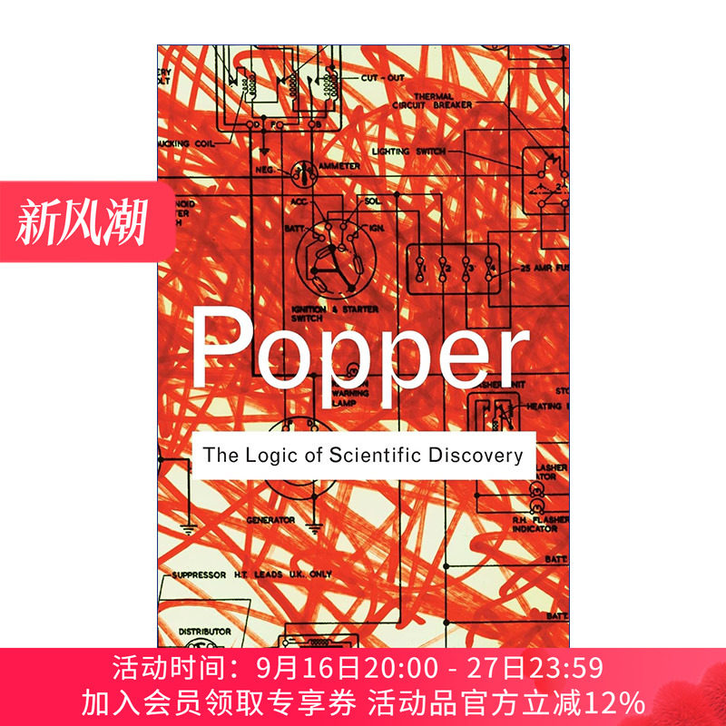 科学发现的逻辑 英文原版 The Logic of Scientific Discovery 卡尔波普尔 Routledge Classics系列 英文版 进口英语原版书籍