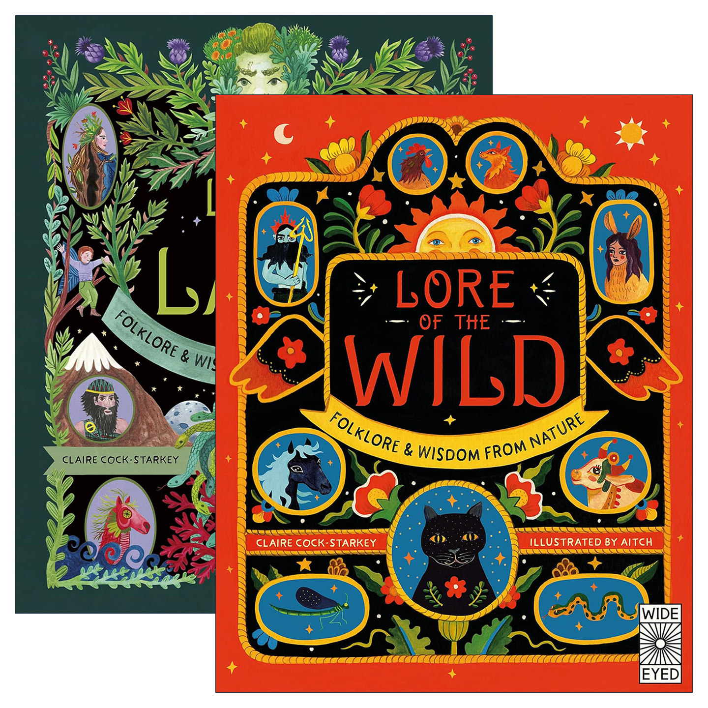 英文原版 The Lore of the Wild/Land 来自自然/荒野的民间传说和智慧 2册 精装插画故事集 精装 荒野/大地传说 英文版 进口书籍