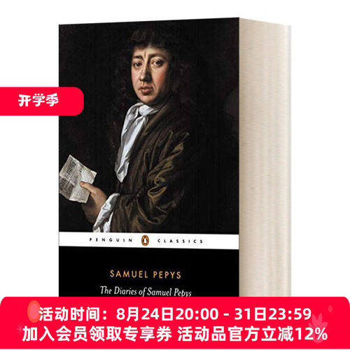 英文原版 The Diary of Samuel Pepys A Selection 塞缪尔·佩皮斯日记选集 英文版 进口英语原版书籍