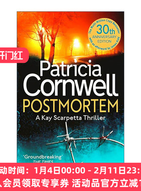 英文原版 Postmortem 首席女法医1 尸体会说话 惊悚悬疑犯罪小说 Patricia Cornwell 英文版 进口英语原版书籍