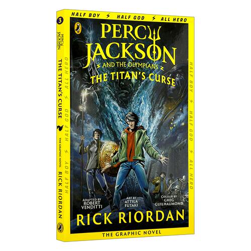 英文原版 Percy Jackson and the Titan's Curse 波西 杰克逊与巨神之咒 漫画#3 英文版 进口英语原版书籍