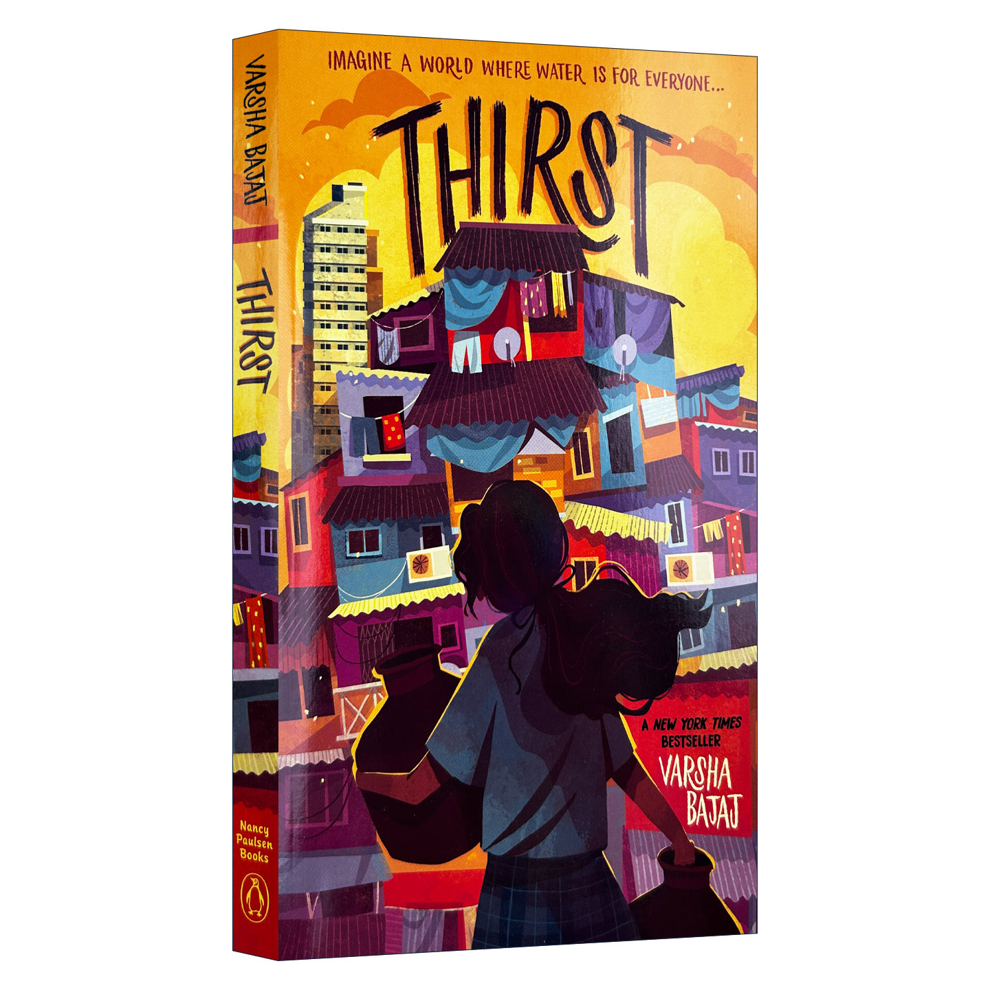 英文原版 Thirst 口渴 儿童小说 水资源 环境保护 Varsha Bajaj 英文版 进口英语原版书籍