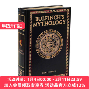英文原版 Bulfinch's Mythology 武神的神话 布尔芬奇神话  Leather-bound Classics 皮革精装 英文版 进口英语原版书籍