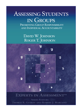 如何对学生进行小组评估  英文原版 Assessing Students in Groups Corwin学生评估方法系列 英文版 进口英语原版书籍