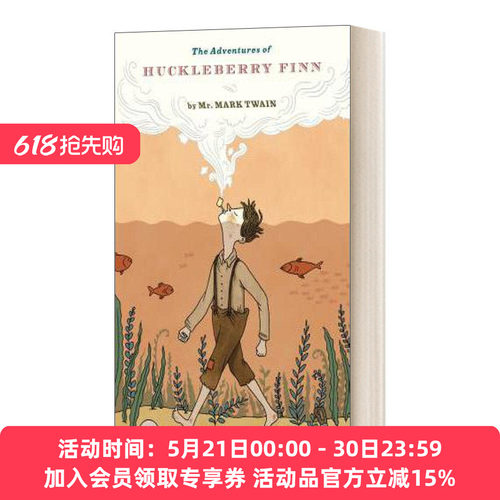 英文原版 The Adventures of Huckleberry Finn 哈克贝利&middot;费恩历险记 英文版 进口英语原版书籍