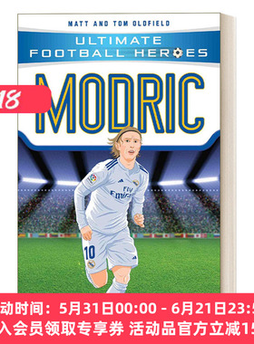 英文原版 Modric 超级足球明星人物传记 莫德里奇 Ultimate Football Heroes 英文版 进口英语原版书籍