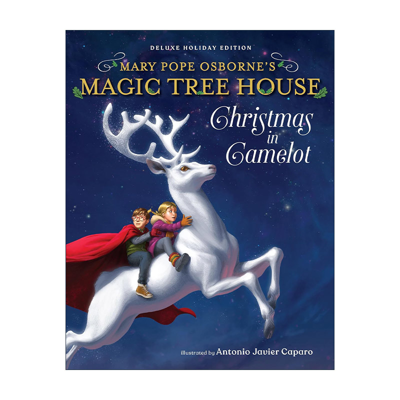 英文原版 Magic Tree House Deluxe Holiday Edition Christmas in Camelot卡米洛城的圣诞节神奇树屋豪华精装收藏版英文版