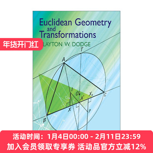 英文原版 Euclidean Geometry and Transformations 欧几里得几何与变换 数学 Clayton W. Dodge 英文版 进口英语原版书籍