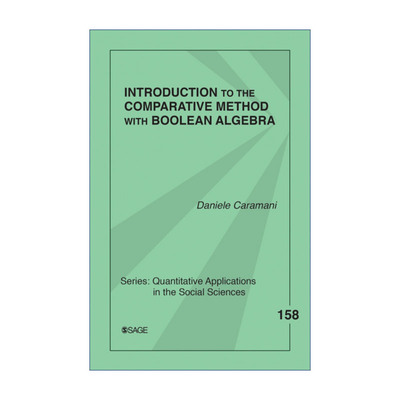 基于布尔代数的比较法导论  英文原版 Introduction to the Comparative Method With Boolean Algebra 丹尼尔·卡拉曼尼 进口书籍