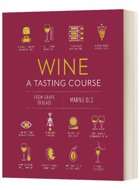 英文原版 Wine A Tasting Course  DK葡萄酒艺术指南 葡萄酒爱好者的终极课程 精装 英文版 进口英语原版书籍