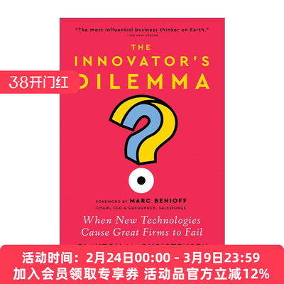 英文原版 The Innovator's Dilemma 创新者的窘境 领先企业如何被新兴企业颠覆 新版 Clayton M. Christensen 哈佛商业评论 精装
