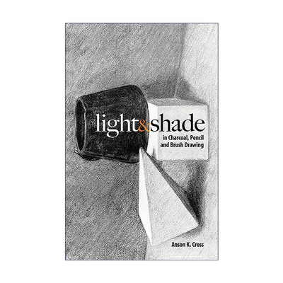 英文原版 Light and Shade in Charcoal  Pencil and Brush Drawing 木炭 铅笔和毛笔绘画中的光和影 英文版 进口英语原版书籍