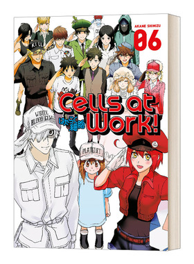 英文原版 Cells At Work6 工作细胞6 日本动漫 周边书 清水茜 英文版 进口英语原版书籍