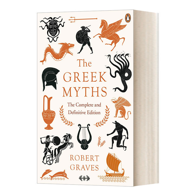古希腊神话英雄传 英文原版 The Greek Myths The Complete and Definitive Edition 完整版带注释 英文版 进口英语原版书籍