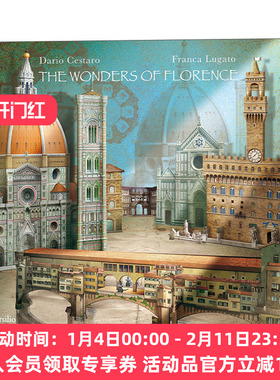 英文原版 The Wonders of Florence 佛罗伦萨立体书 Dario Cestaro 英文版 进口英语原版书籍