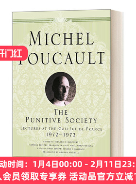 惩罚的社会 英文原版 The Punitive Society Lectures At College De France 法兰西学院演讲系列 2 英文版 进口英语原版书籍