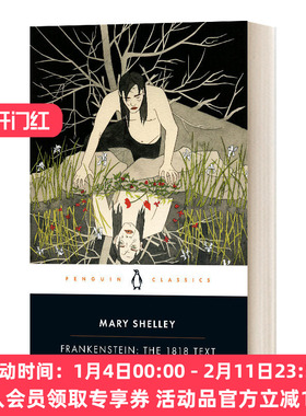 英文原版小说 Frankenstein The 1818 Text 科学怪人 弗兰肯斯坦 1818年版 玛丽·雪莱 英文版 进口英语原版书籍