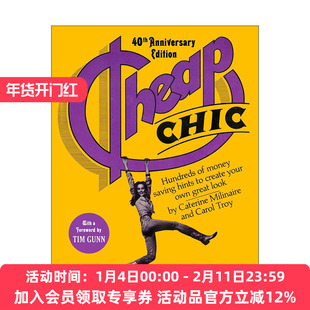英文原版 Cheap Chic 低价时髦 省钱时尚经典指南 服饰创意 购物技巧 Caterine Milinaire 英文版 进口英语原版书籍