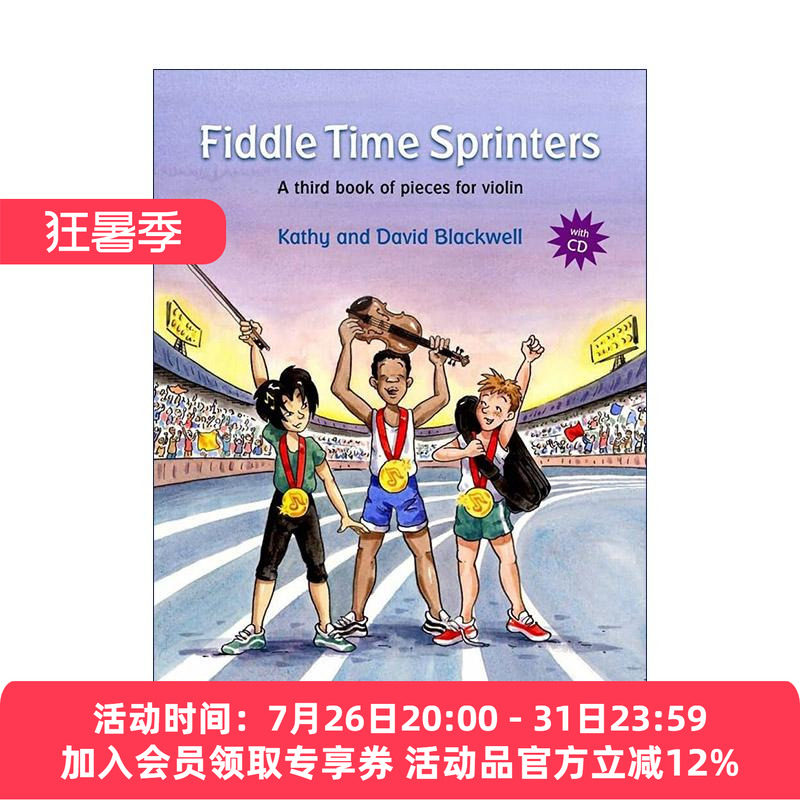 英文原版 Fiddle Time Sprinters 牛津小提琴时光 冲刺教材 入门进阶3 ABRSM英皇考级小提琴启蒙教材 英文版 进口英语原版书籍