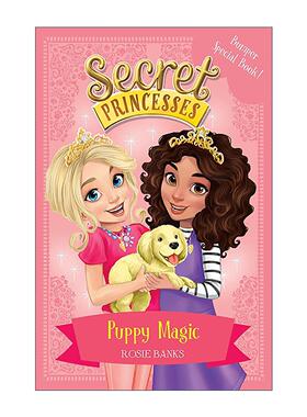 英文原版 Secret Princesses Puppy Magic 秘密公主 小狗魔法 儿童章节桥梁书 英文版 进口英语原版书籍