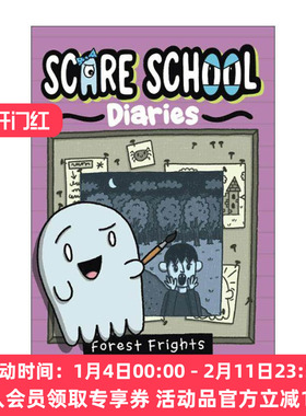 英文原版 Forest Frights 恐惧森林 惊吓学校日记2 捣蛋鬼巴什 章节书 英文版 进口英语原版书籍