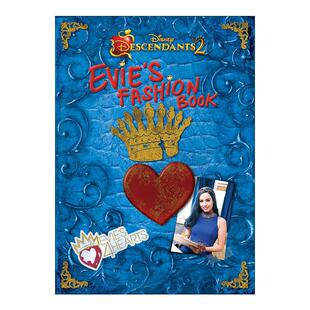 英文原版 Descendants 2 Evie's Fashion Book 后裔2 伊薇的时尚之书 电影版 迪士尼 精装 英文版 进口英语原版书籍