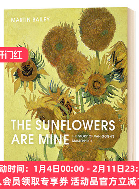 我心如葵 梵高的画语人生 英文原版 The Sunflowers Are Mine The Story of Van Gogh's Masterpiece 向日葵麦田里的乌鸦