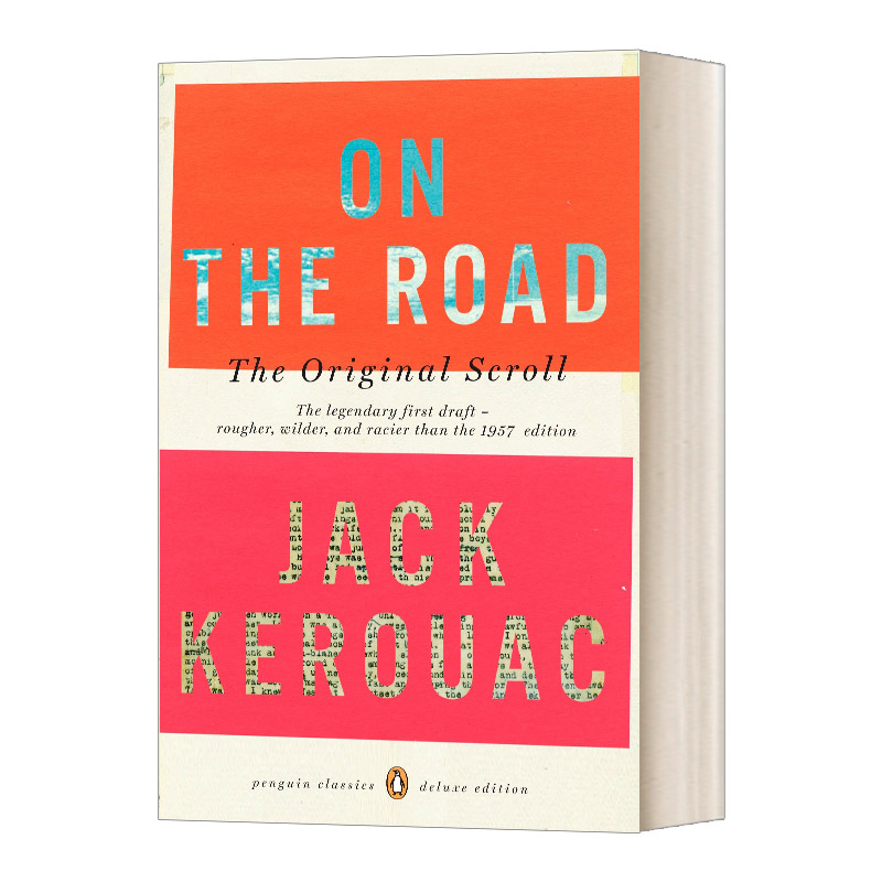 英文原版小说 On the Road The Original Scroll 在路上 企鹅经典豪华毛边版 Jack Kerouac 英文版 进口英语原版书籍